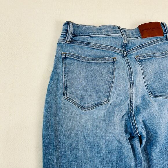 Lucky Brand Straight Ankle Crop Jeans 8/29 Mid Rise Dark Wash Denim - Picture 13 of 16